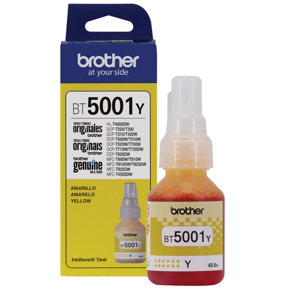 Cartucho de Tinta Brother BT5001Y 41.8ML - Amarelo