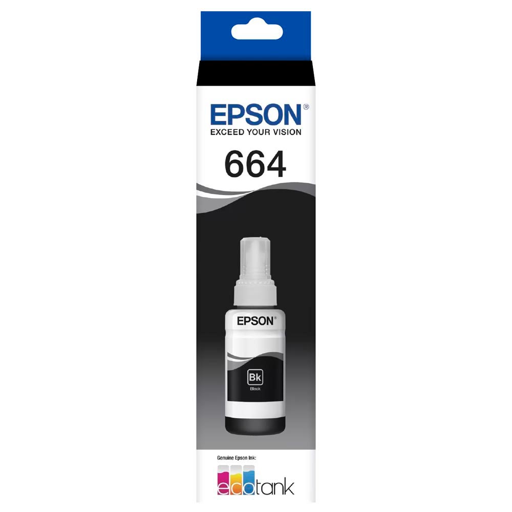 Cartucho de Tinta Epson T664120 - Preto