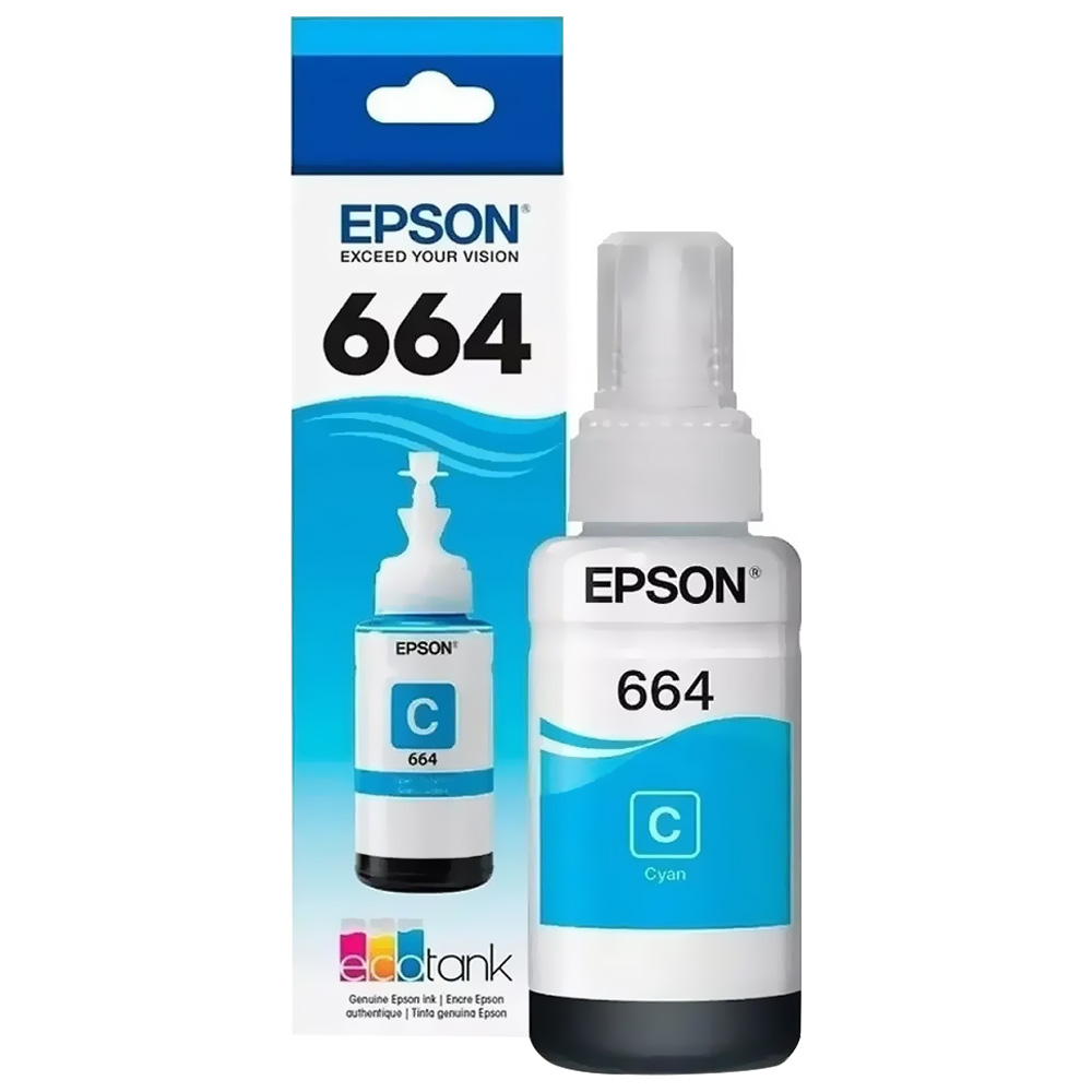 Cartucho de Tinta Epson T664220 - Cian