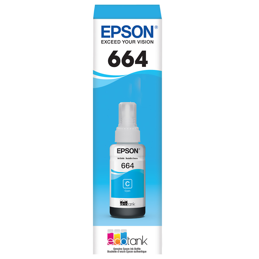 Cartucho de Tinta Epson T664220 - Cian