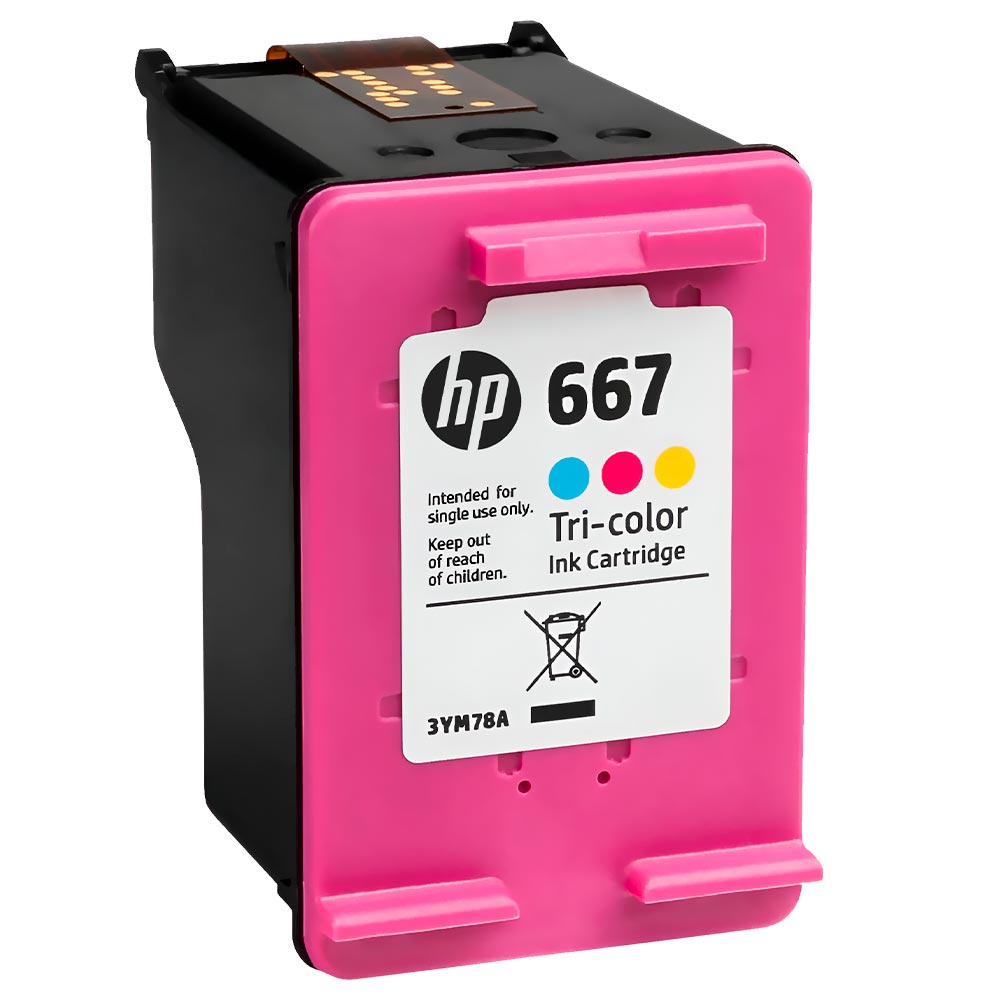 Cartucho de Tinta HP 3YM78AL 667 - Colorido