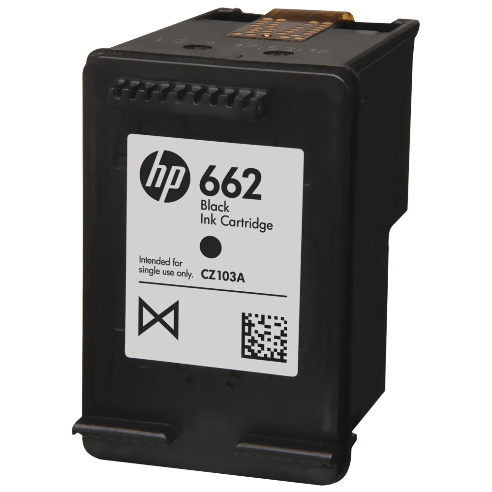 Cartucho de Tinta HP CZ103AL 662 - Preto