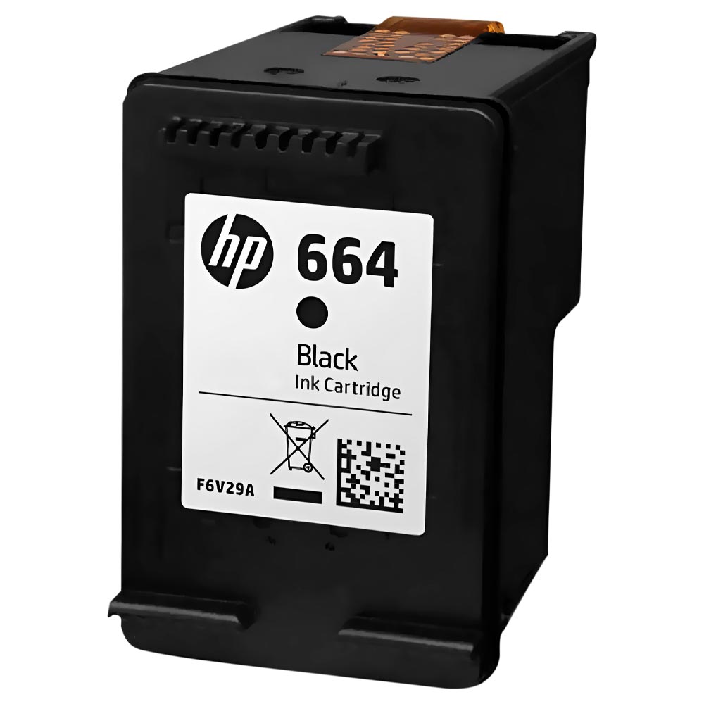 Cartucho de Tinta HP F6V29AL 664 - Preto