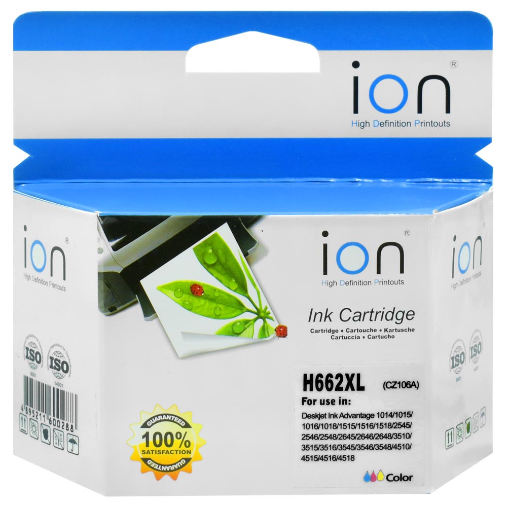 Cartucho de Tinta Ion CZ106A H662XL - Color