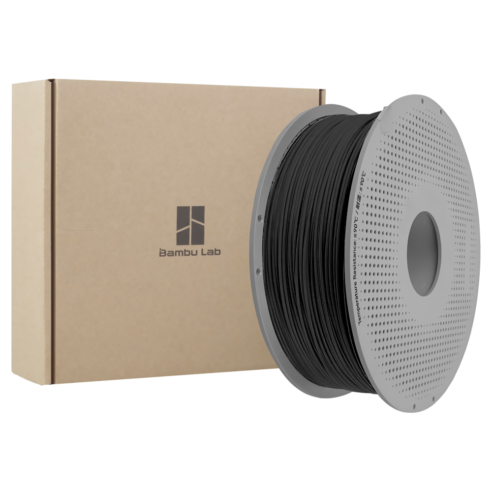 Filamento para Impressora 3D Bambu Lab 3D Pla-Basic 1.0 KG / 1.75MM - Preto