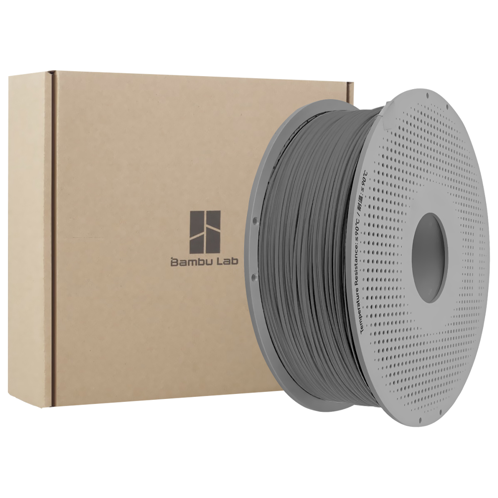 Filamento para Impressora 3D Bambu Lab 3D Pla-Matte 1.0 KG / 1.75MM - Ash Cinza