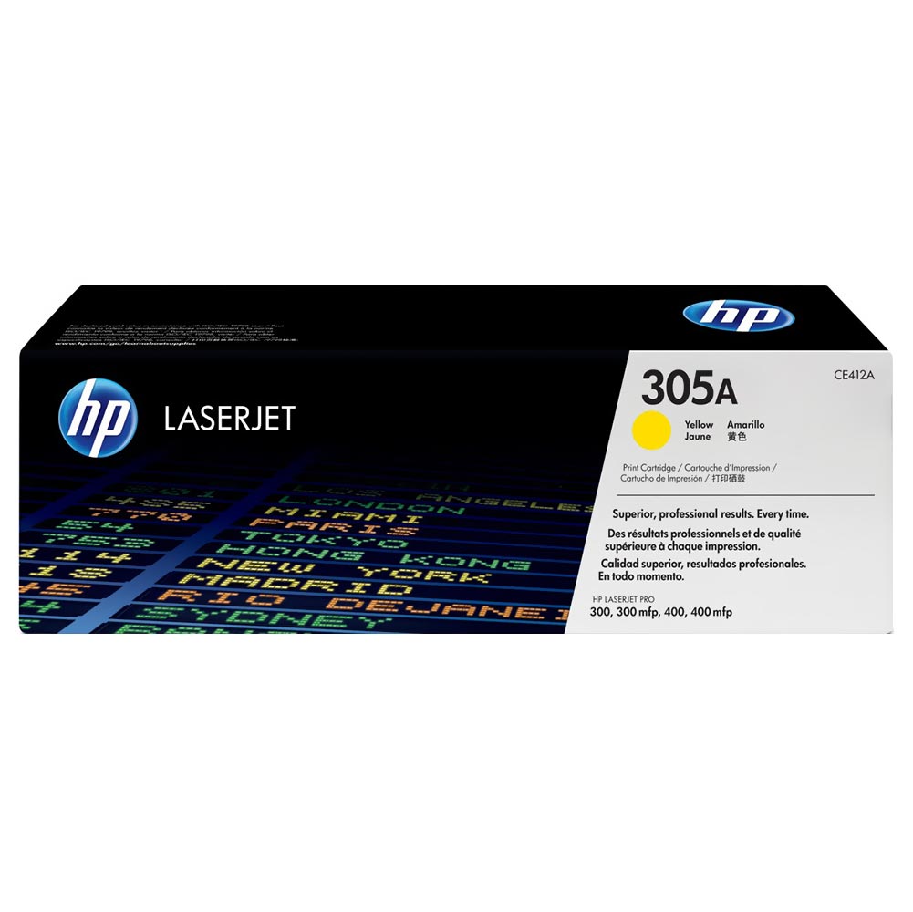 Toner para Impressora HP CE412A 305A - Amarelo