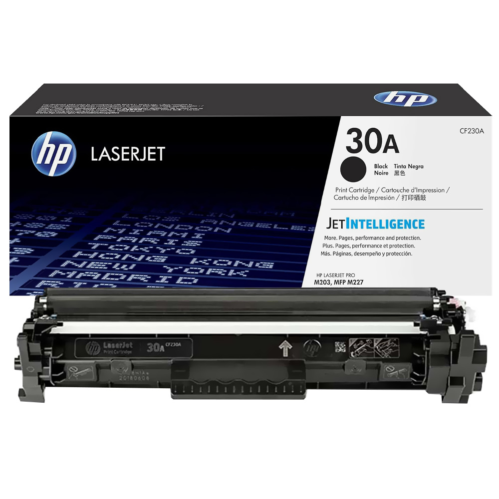 Toner para Impressora HP CF230A 30A - Preto