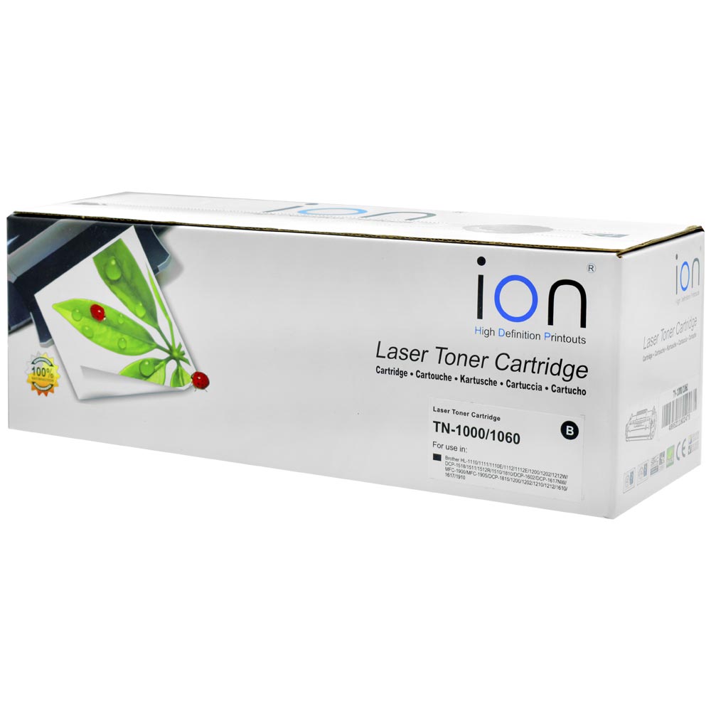 Toner para Impressora Ion TN-1000/1060 - Preto (Brother)
