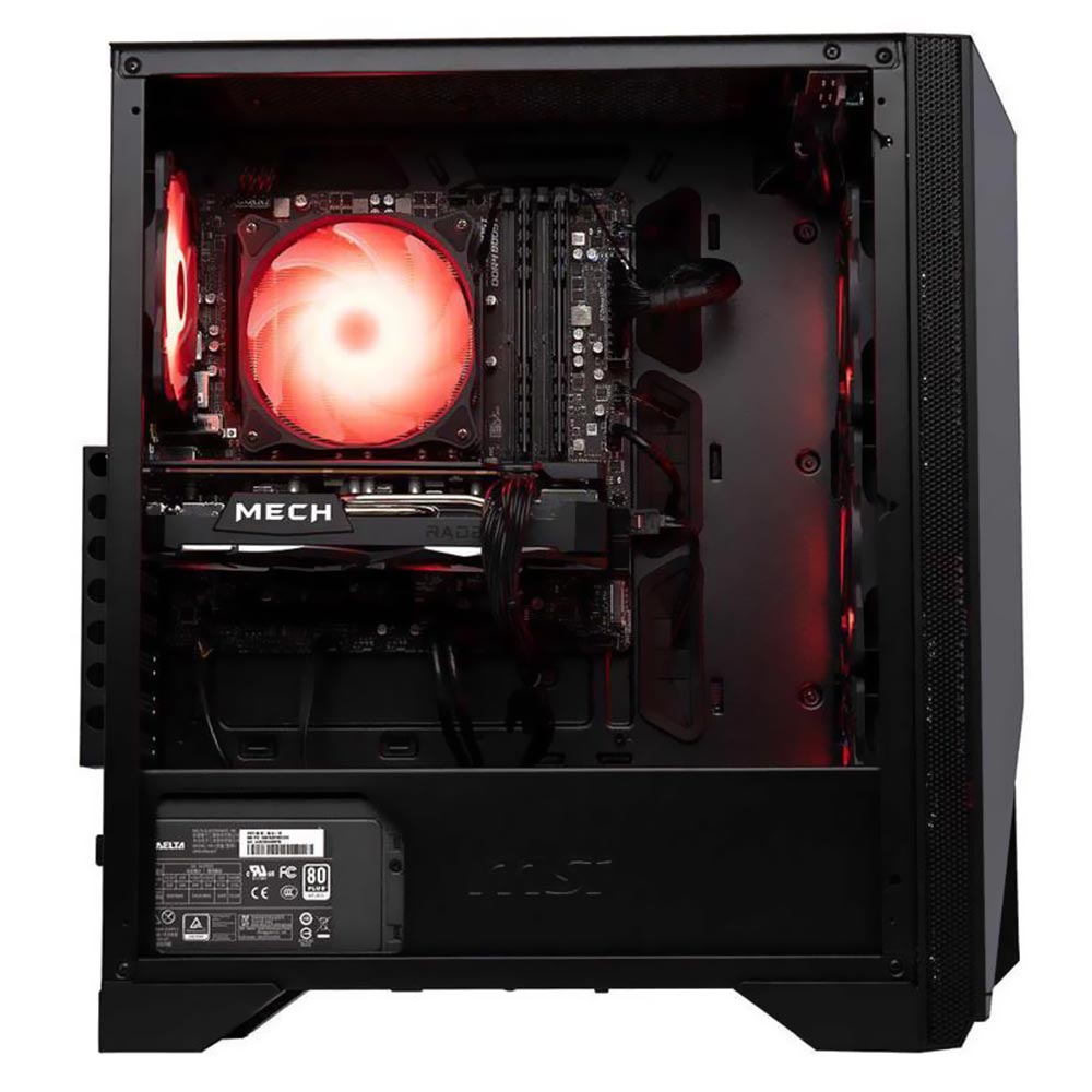 Desktop MSI Gaming Aegis ZS 5DQ-274US AMD Ryzen 7 5700G de 3.8GHz / 16GB de RAM / 2TB + 500GB SSD / Radeon RX6600 8GB - Preto