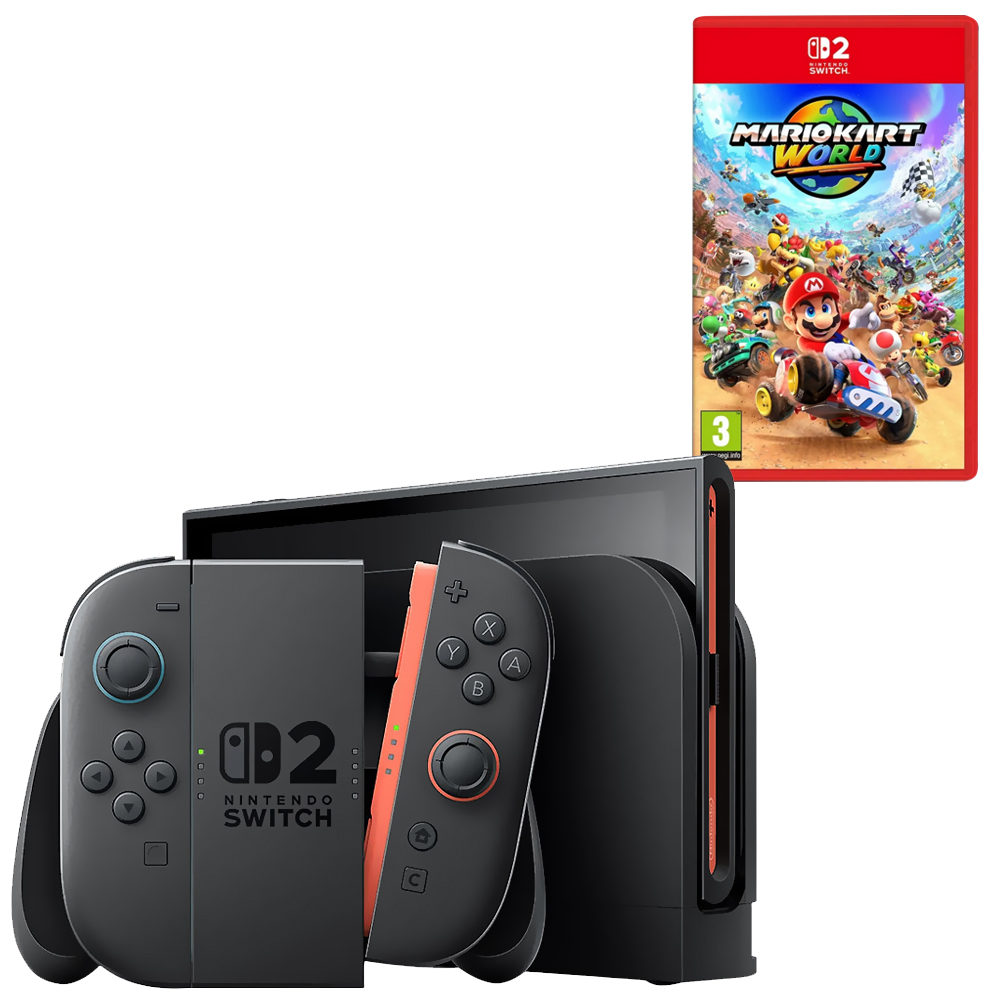 Console Nintendo Switch 2 256GB - Preto + Jogo Mario Kart World (BEE-S-KB6LA) (SAU)