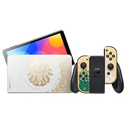 Console Nintendo Switch 64GB - Branco / Dourado (HEG-S-KDAAA)