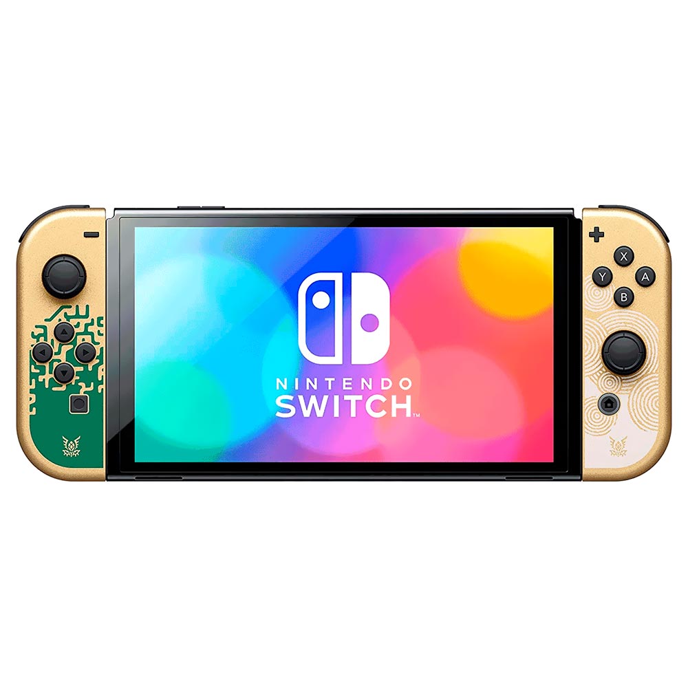 Console Nintendo Switch 64GB - Branco / Dourado (HEG-S-KDAAA)