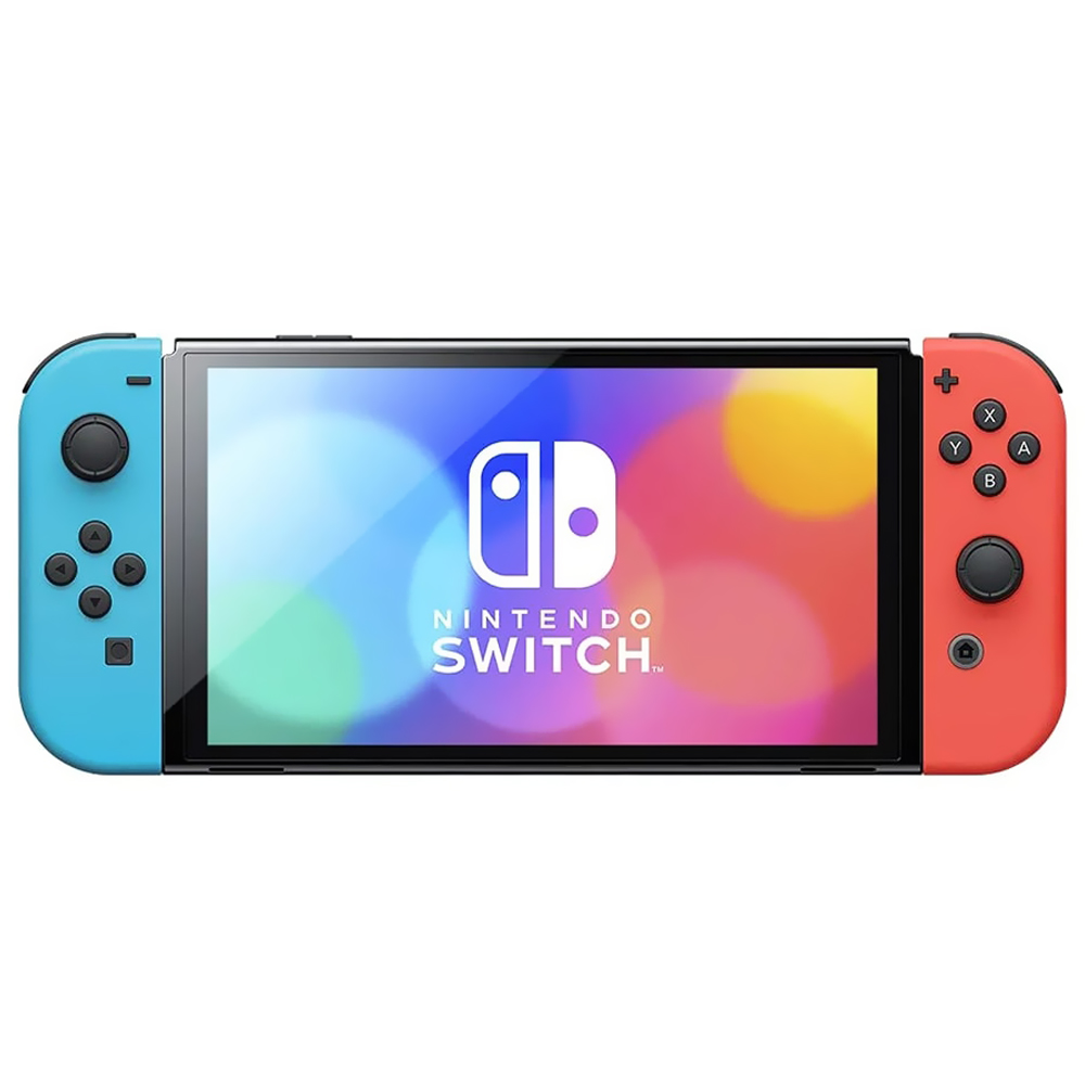 Console Nintendo Switch 64GB Oled - Azul / Vermelho Neon (HEG-S-KABAA)