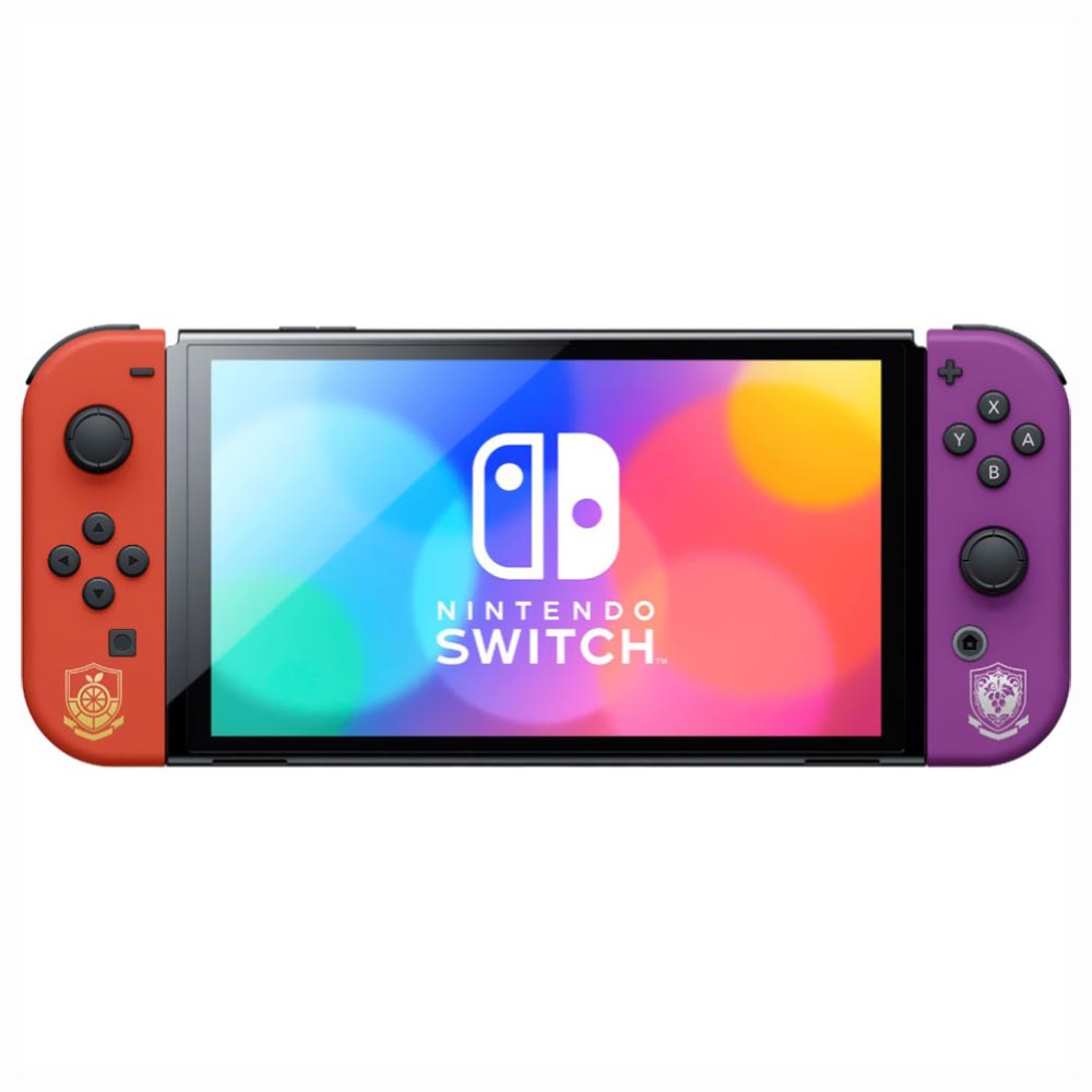 Console Nintendo Switch 64GB Pokemon - Oled Laranja / Roxo (HEG-S-KEAAA) (Japonês)