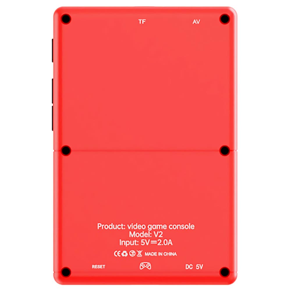 Console Portátil Powkiddy V2 - Vermelho