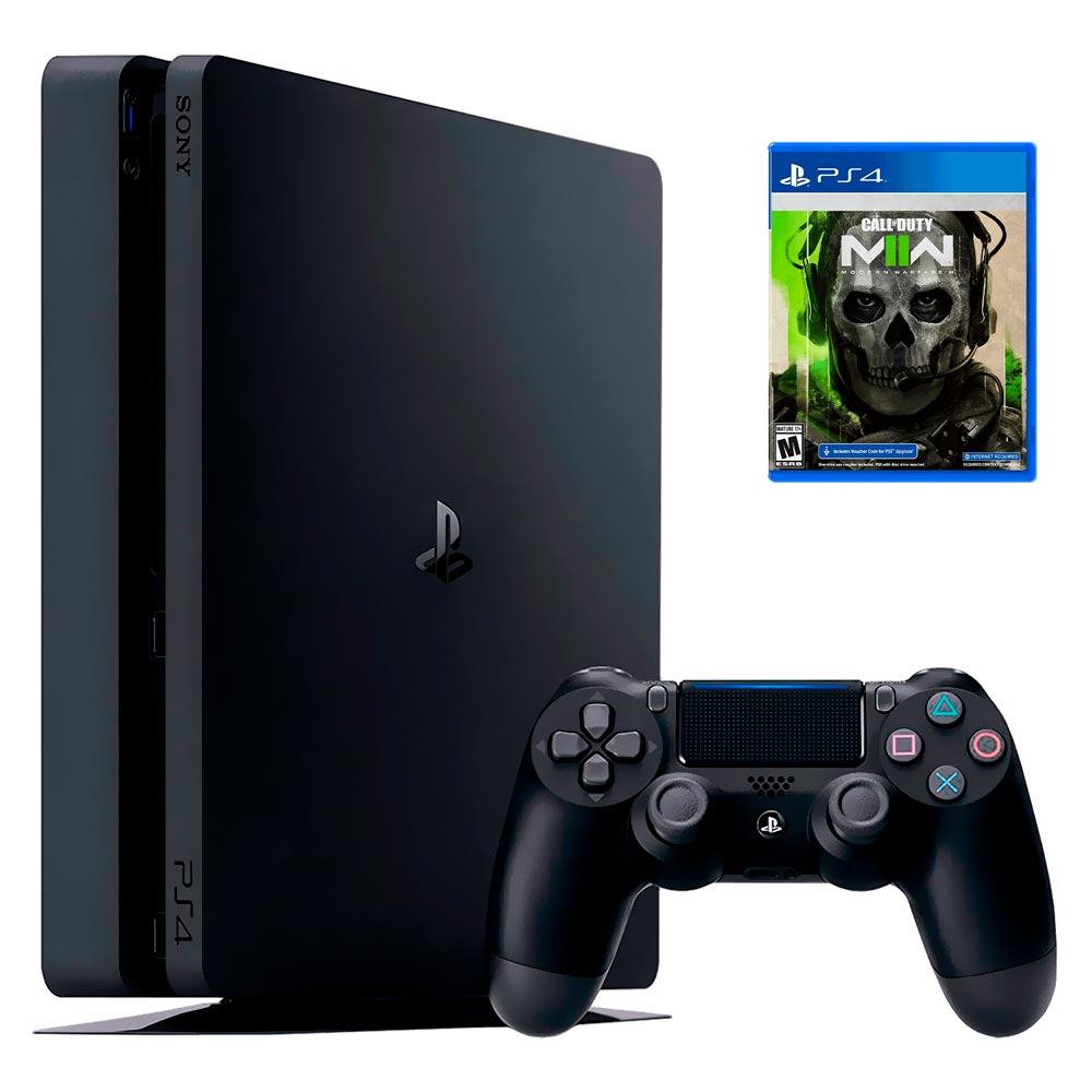 Consola Sony Playstation 4 Slim CUH-2215B + Call Of Duty MW II na loja  Shopping China no Paraguai 