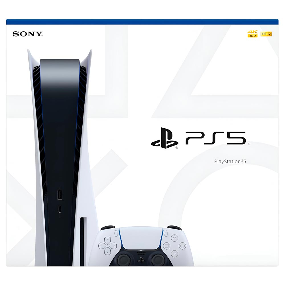 Console Sony PlayStation 5 CFI-1218 A01 825GB / 8K / 4K / Standard Edition / Bivolt - Branco (Japonês)