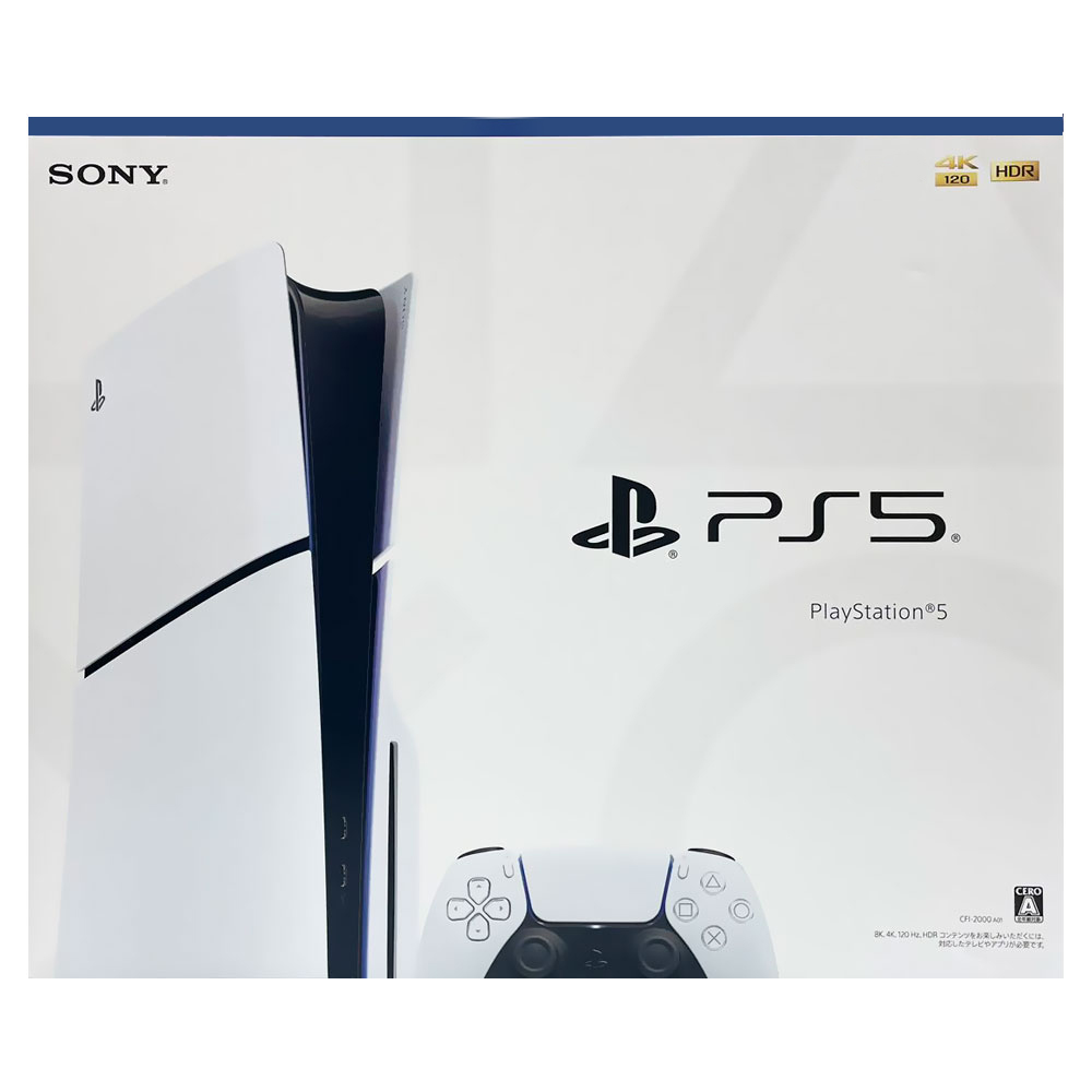 Console Sony Playstation 5 Slim CFI-2000 A01 1TB / 8K / 4K / Standard Edition / 110V - Branco (Japonês)