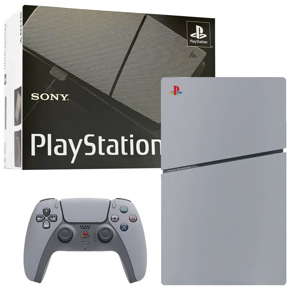 Console Sony PlayStation 5 Slim CFI-2000 B30 30 Anniversary Limited Edition 1TB / Digital Edition / 110V - Cinza (Japonês)