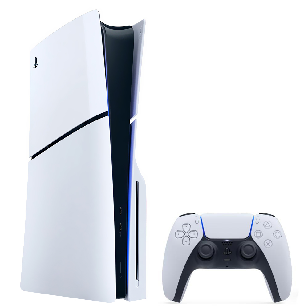 Console Sony Playstation 5 Slim CFI-2015 A01X 1TB / 8K / 4K / Standard Edition / Bivolt - Branco (Americano)