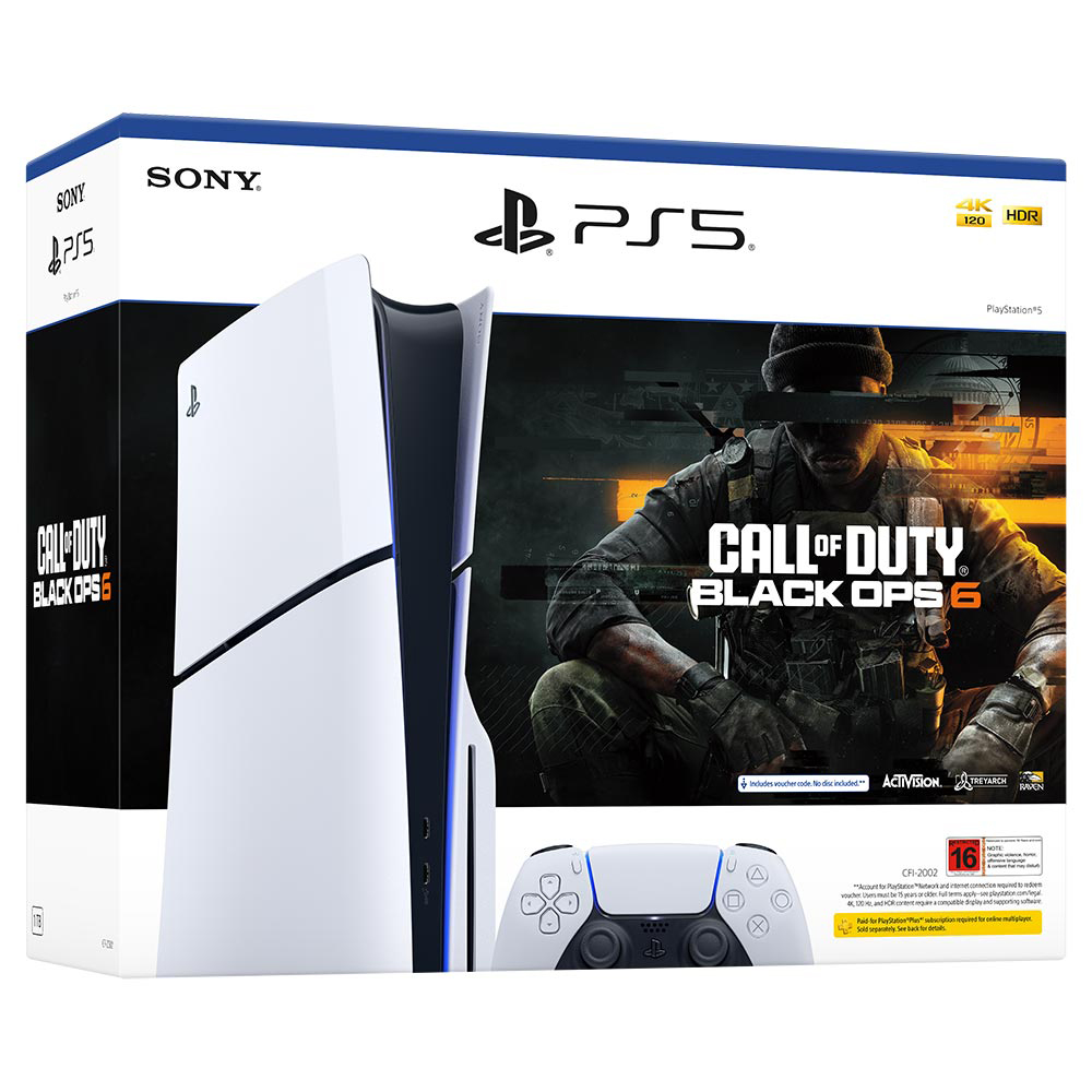 Console Sony PlayStation 5 Slim CFI-2015 A01X 1TB / Standard Edition / Bivolt - Branco + Jogo Call of Duty Black Ops 6 (Americano)