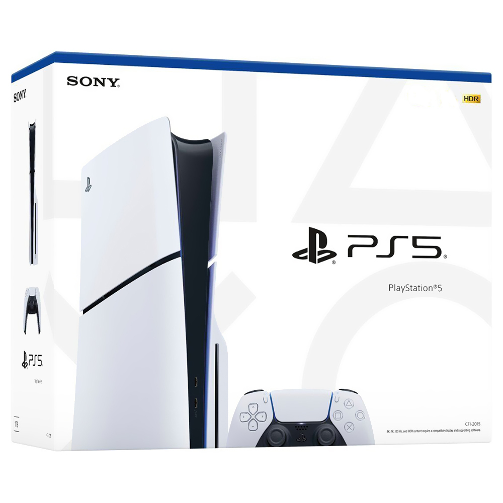 Console Sony Playstation 5 Slim CFI-2015 A01X 1TB / Standard Edition / Bivolt - Branco (Americano)