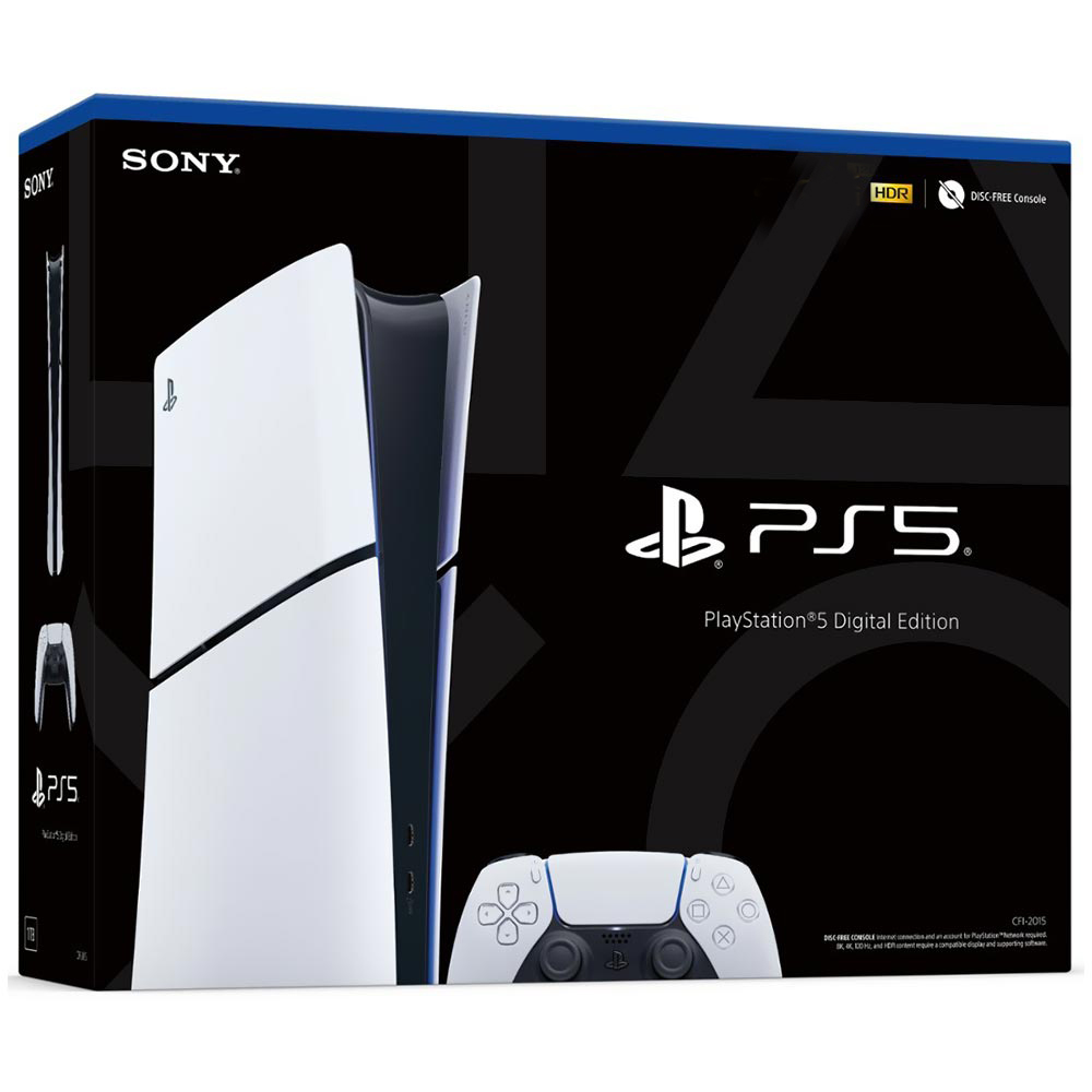 Console Sony Playstation 5 Slim CFI-2015 B01X 1TB / Digital Edition / Bivolt - Branco (Americano)