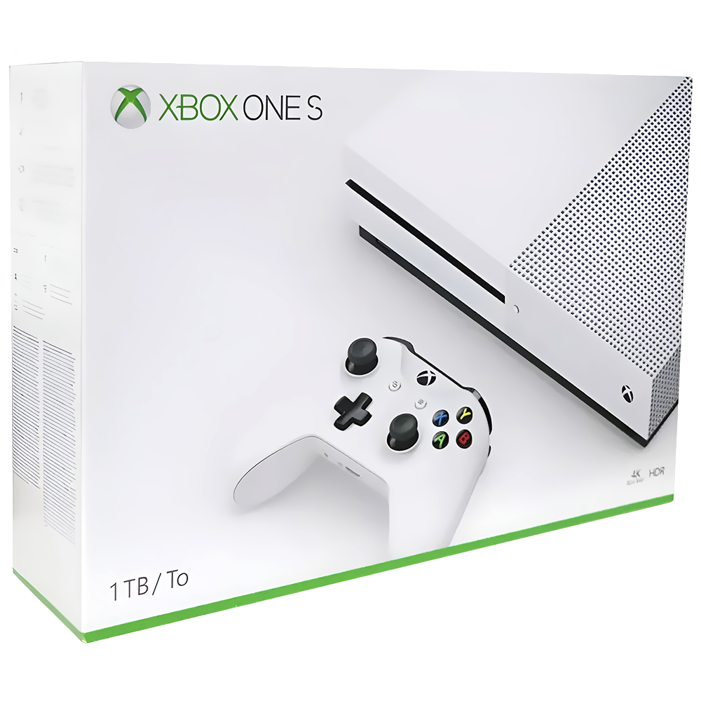 Console XBOX One S 1TB SSD / 4K / HDR / Bivolt - Branco (Americano)