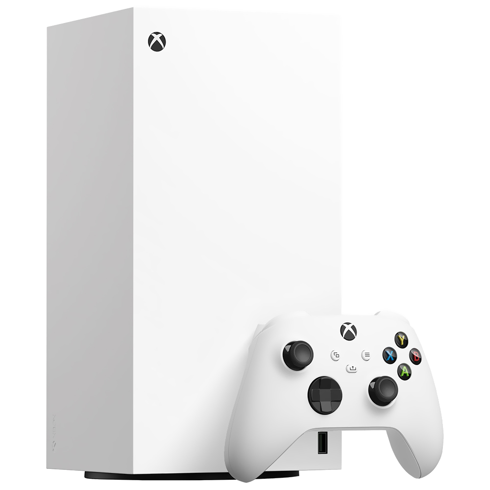 Console XBOX Series X 1TB SSD / 4K / 120FPS / Digital Edition / Bivolt - Branco (Japonês)