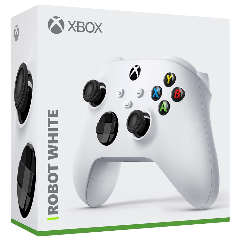 Controle Microsoft para Xbox Wireless - Robot White