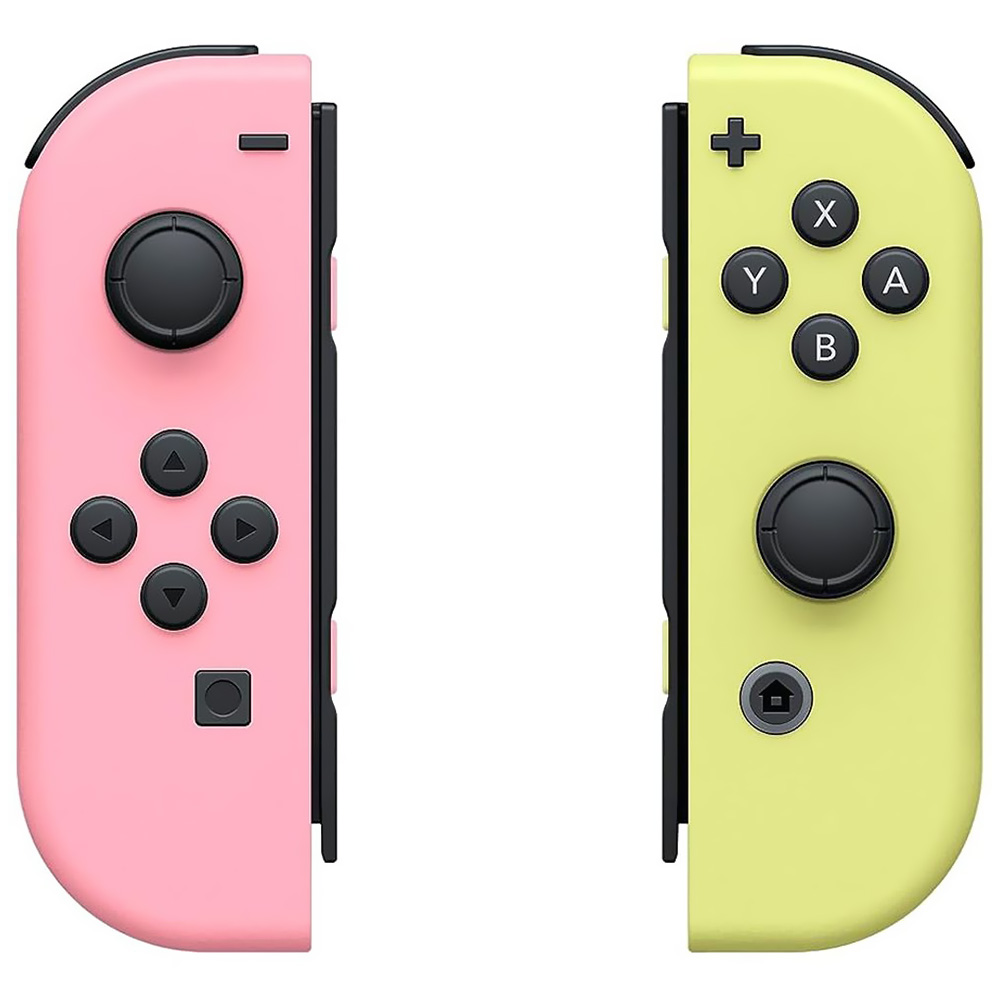 Controle Nintendo Switch Joy-Con Wireless - Rosa / Amarelo (HAC-A-JAVAF)