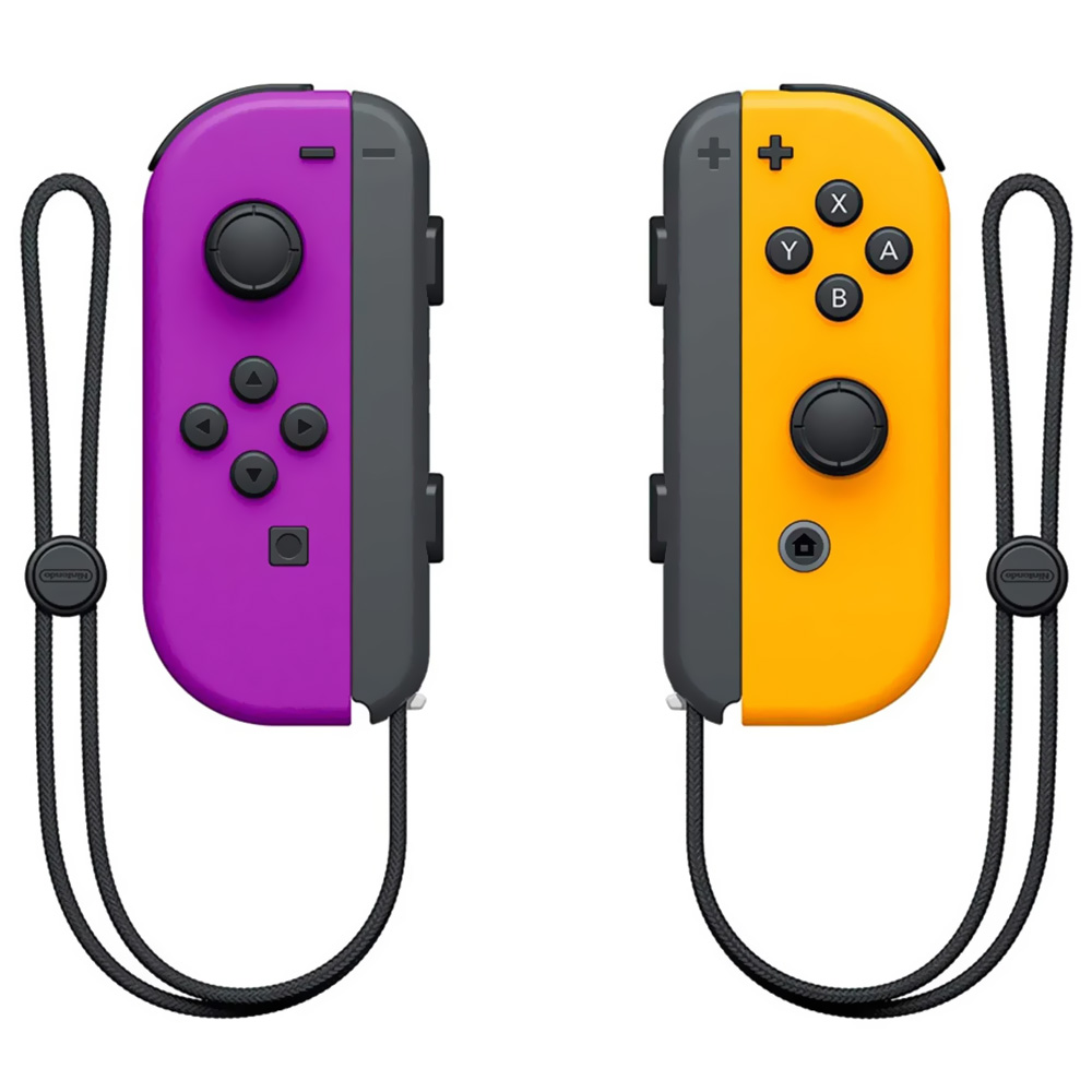 Controle Nintendo Switch Joy Wireless - Roxo / Laranja (HAC-A-JAQAA)