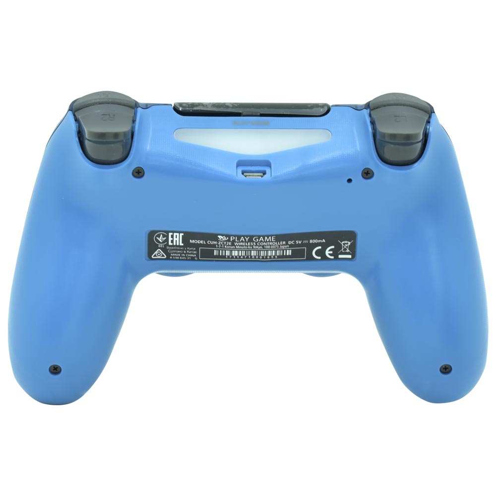 Controle Play Game Dualshock para PS4 Wireless - Azul Transparente