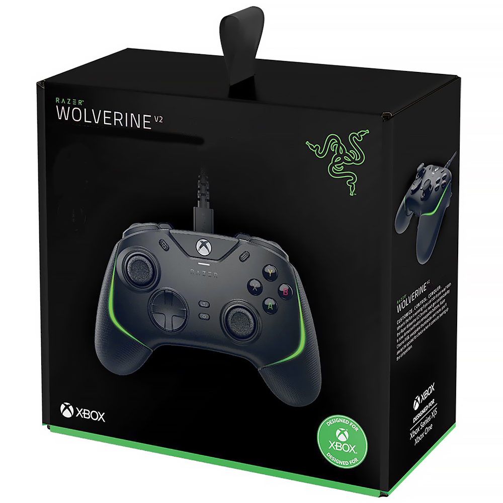 Controle Razer Wolverine V2 / USB - Preto (RZ06-03560100-R3U1)