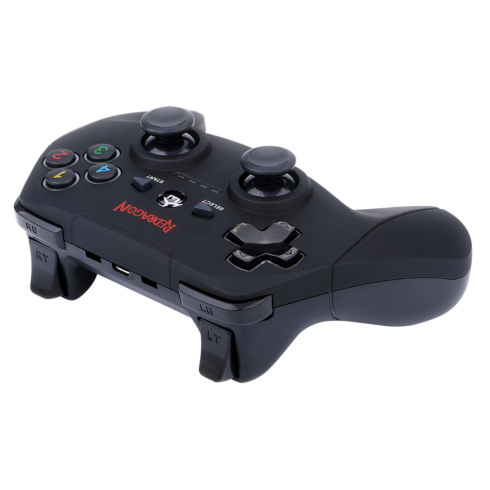 Controle Redragon G808 Harrow Vibration para PS3 / PC / Wireless - Preto