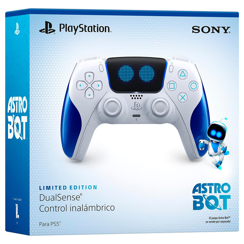 Controle Sony DualSense para PS5 Z3 Astro Bot Limited Edition - Branco / Azul