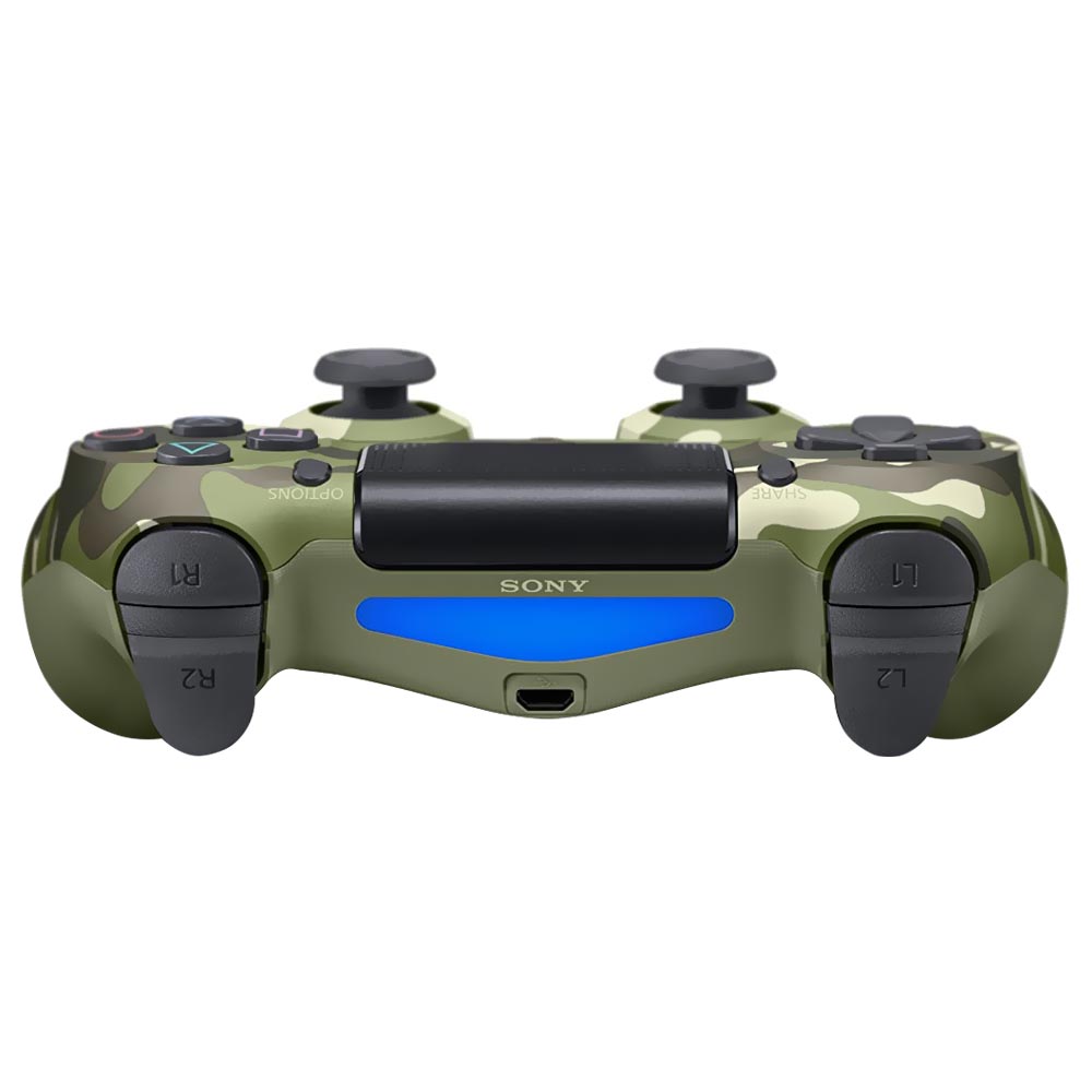 Controle Sony Dualshock 4 para PS4 - Jet Camuflado Verde USA (CUH-ZCT2U)