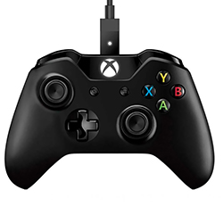 Controle Xbox One Wireless / Cabo Windows - Preto