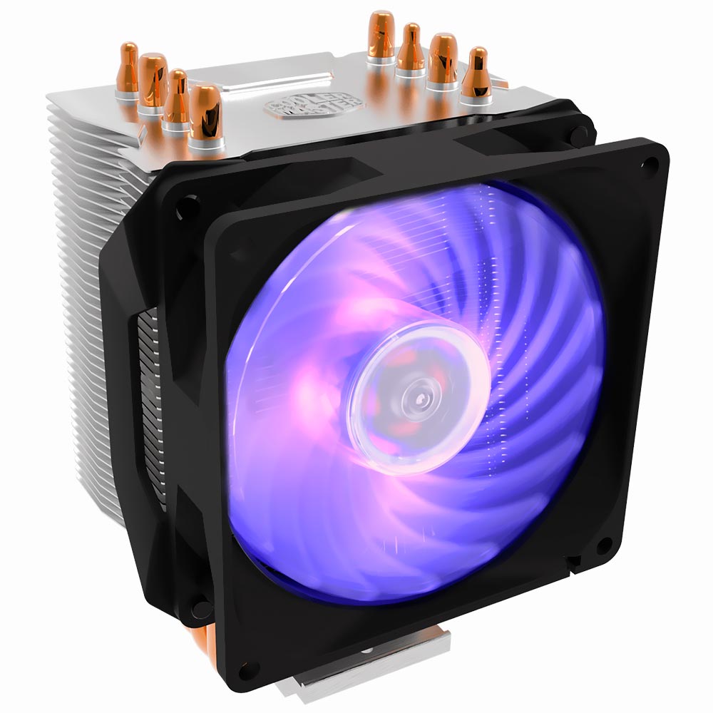 Cooler para Processador Cooler Master Hyper H410R RGB LED - RR-H410-20PC-R1 - Preto 