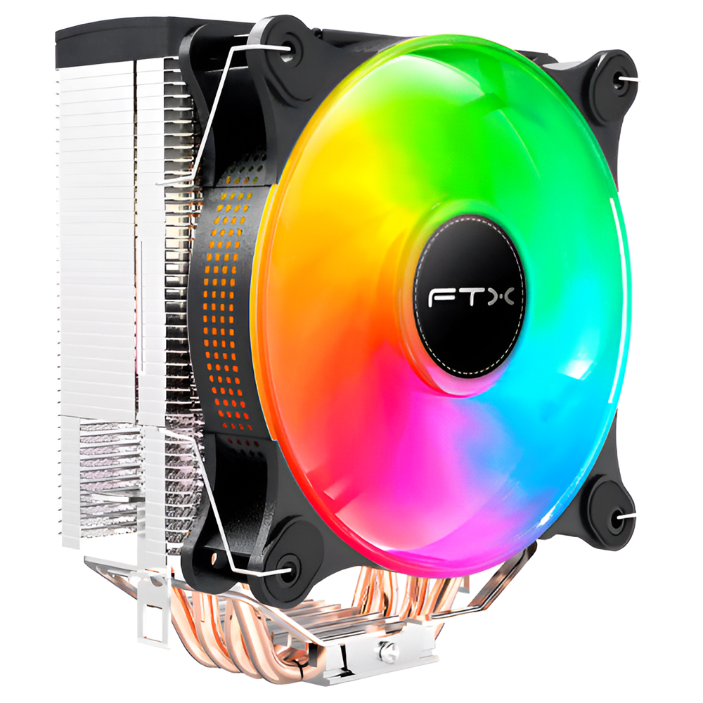 Cooler para Processador FTX FTXCC-421P ARGB 120MM - Preto