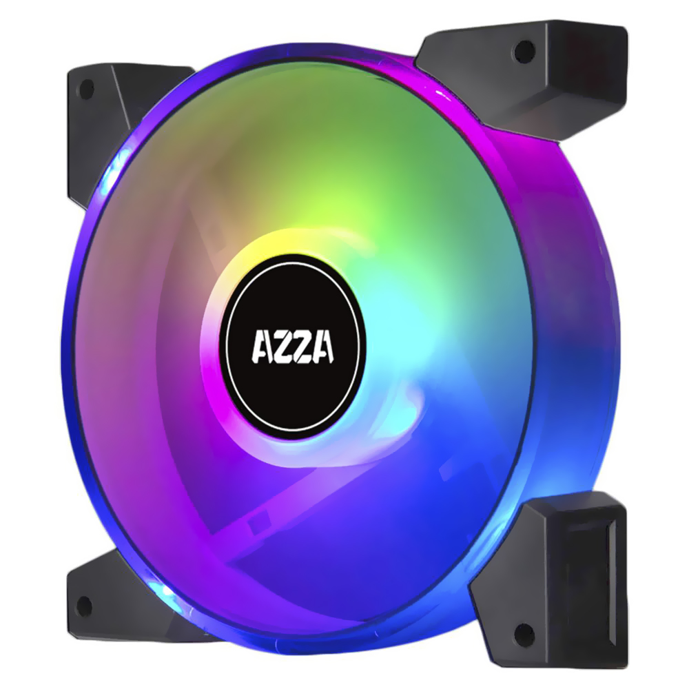 Cooler para Gabinete AZZA HURRICANE II RGB 120MM - FNAZ-12DRGB2-001 OEM