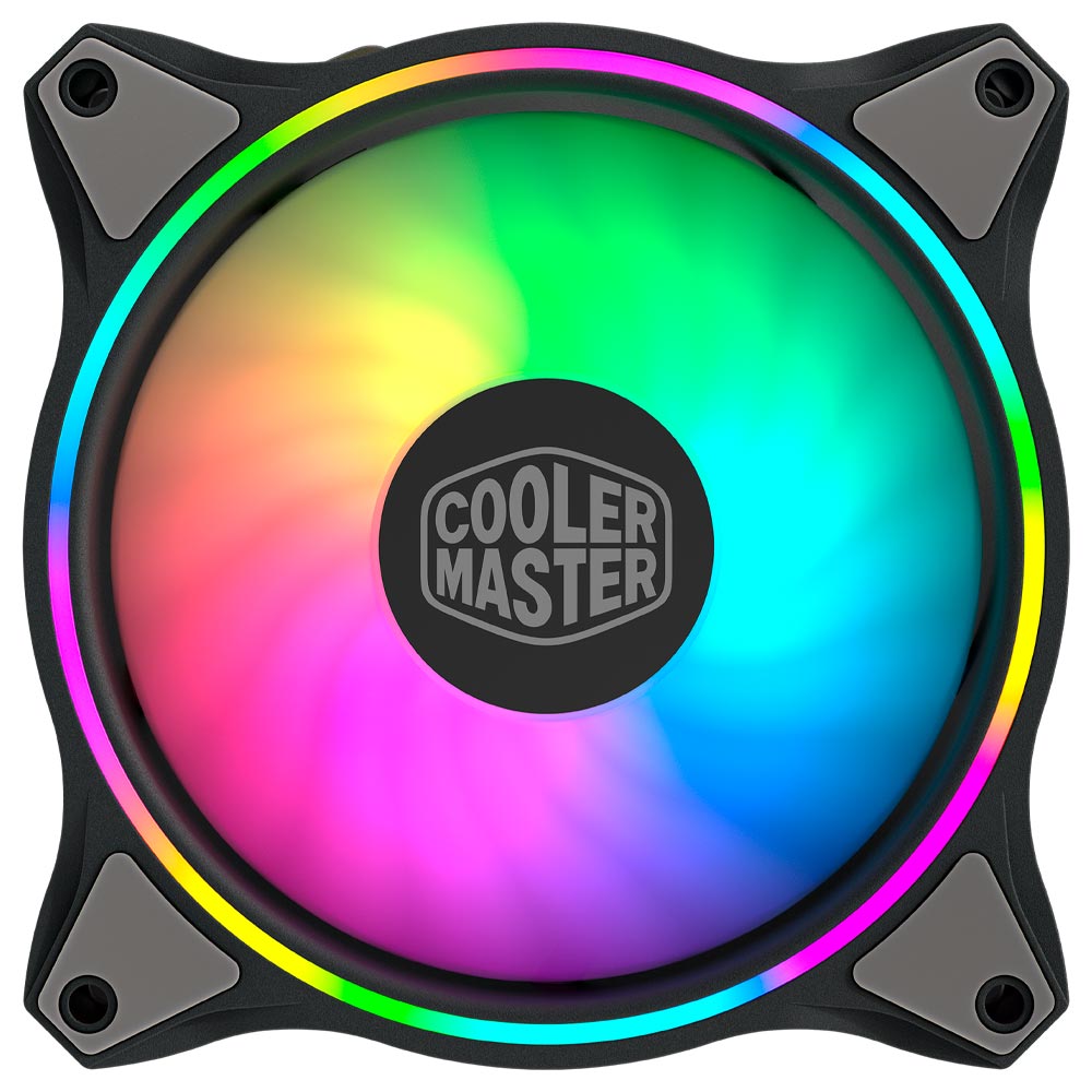 Cooler para Gabinete Cooler Master MasterFan MF120 Halo RGB - MFL-B2DN-18NPA-R1