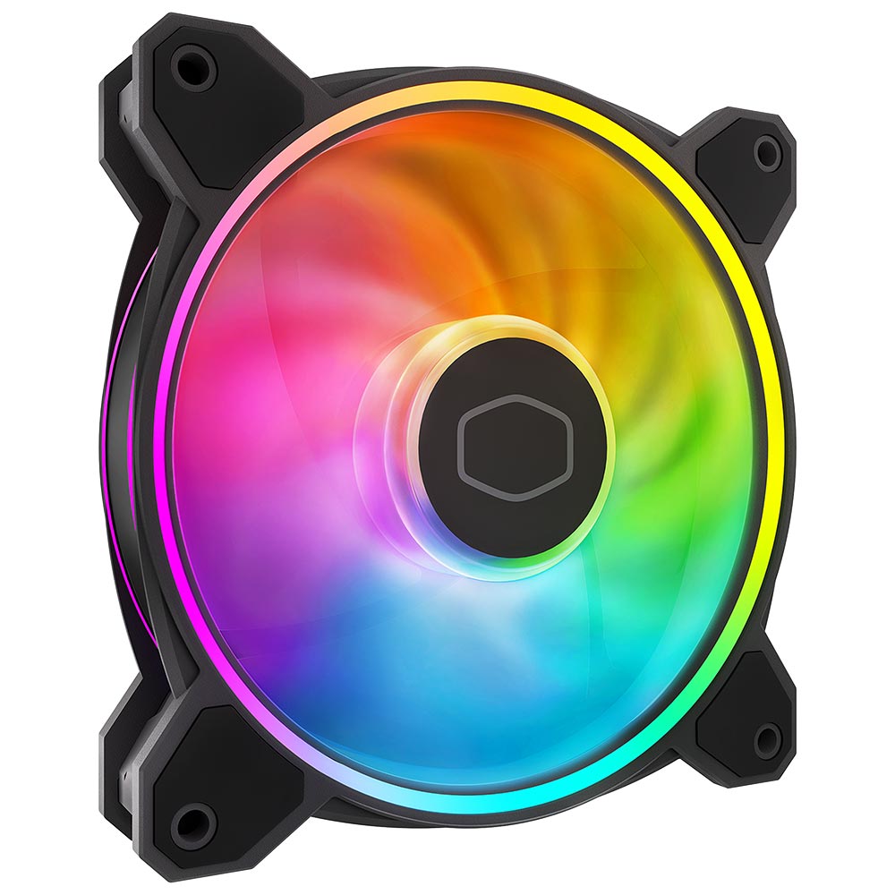 Cooler para Gabinete Cooler Master MasterFan MF120 Halo2 RGB - MFL-B2DN-21NP2-R2