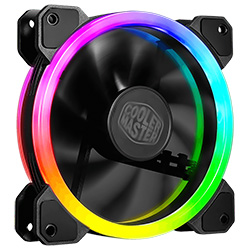 Cooler para Gabinete Cooler Master MasterFan MF120 S2 RGB - MFW-B2DN-12NFA-S2