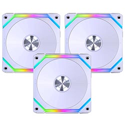 Cooler para Gabinete Lian Li UF-SL120V2-3W 12X12 LED RGB Branco - Kit com 3