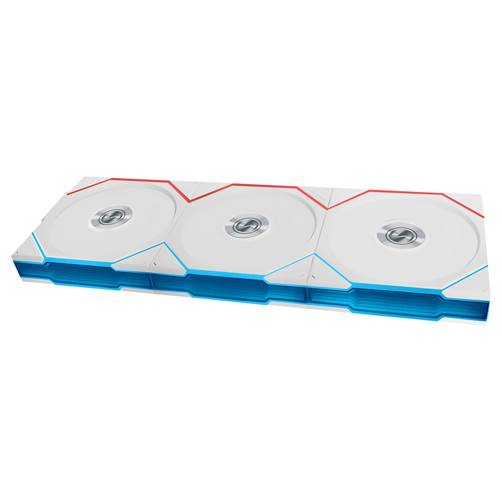 Cooler para Gabinete Lian Li Uni Fan TL Wireless 120 12X12 ARGB Branco - Kit com 3 (12TL1W3W)