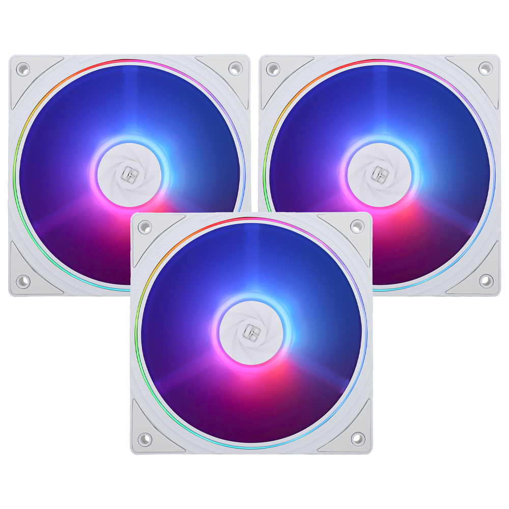 Cooler para Gabinete Thermalright TL-S12W-S 12X12 ARGB - Branco (Kit com 3)