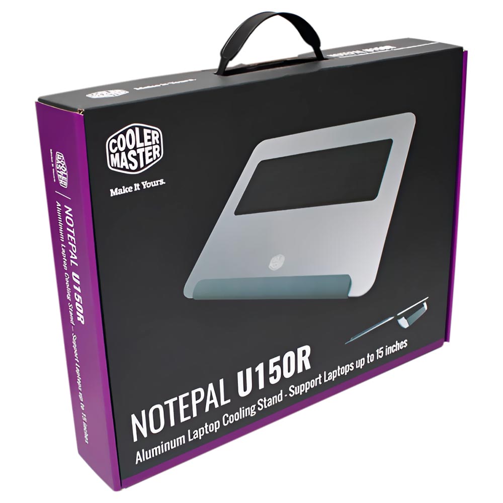 Cooler para Notebook Cooler Master Notepal U150R 15" - Prata