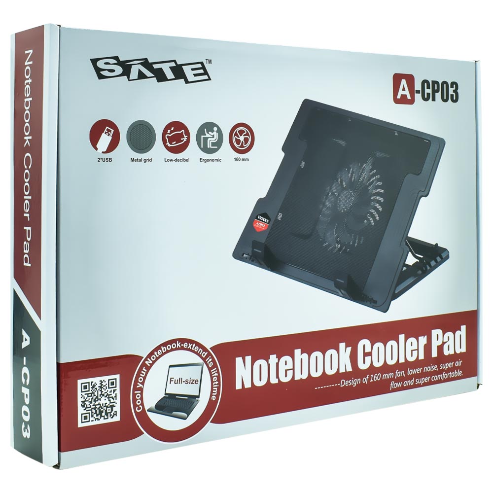 Cooler para Notebook Satellite A-CP03 9" até 17"- Preto